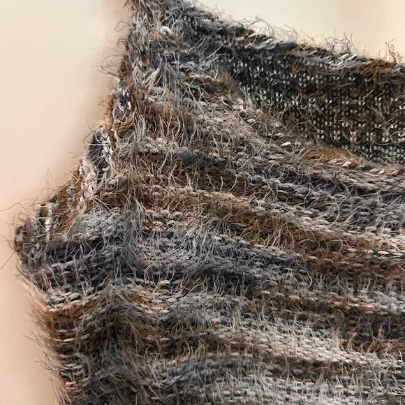 SHEIN Fuzzy Knit Chiqueas dress in Black and Gray - Picture 5 of 7